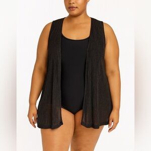 Black Women's Swim Coverup